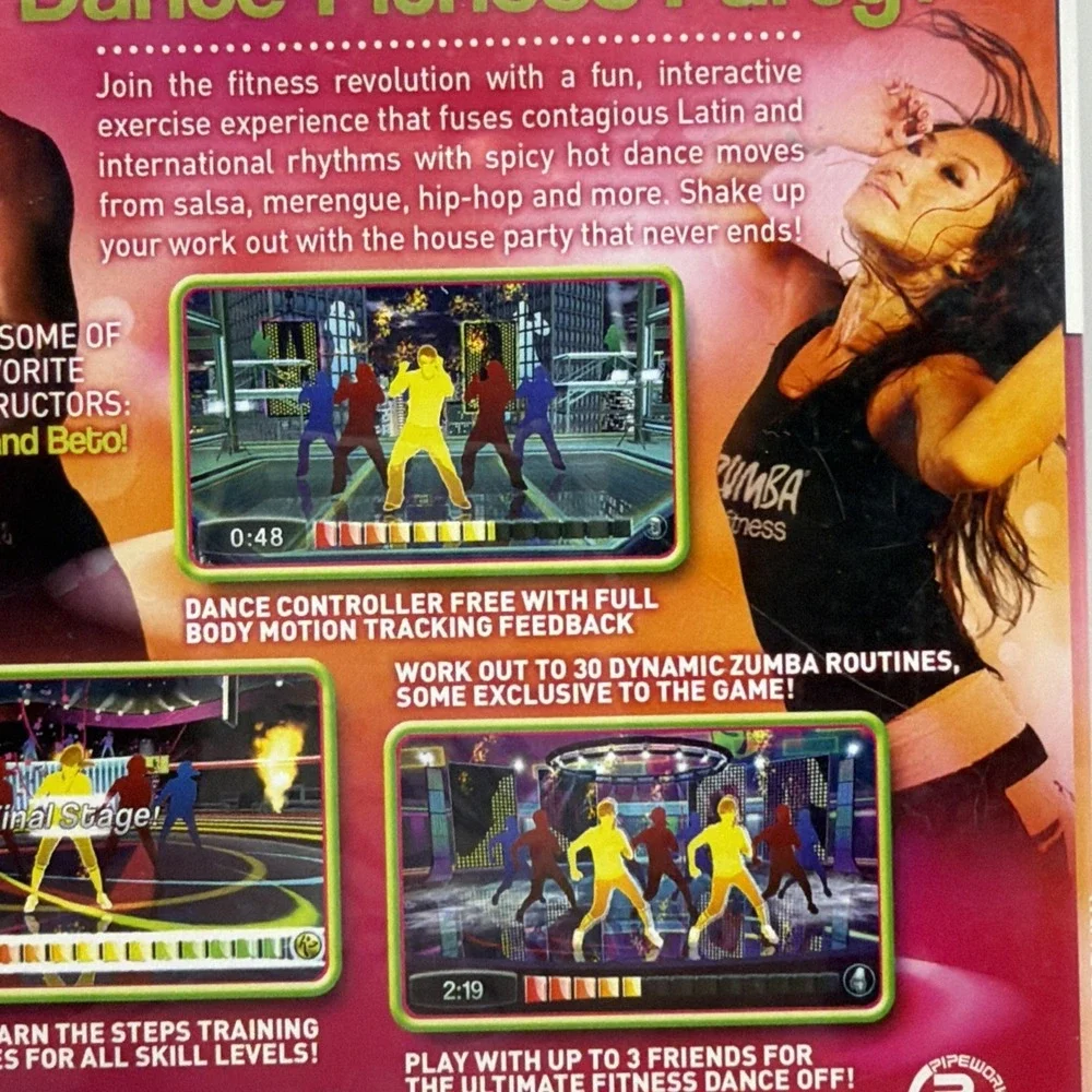 Zumba Fitness: Join the Party Kinect For Xbox 360 Very Good 1E‎
